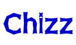 Chizz шрифт